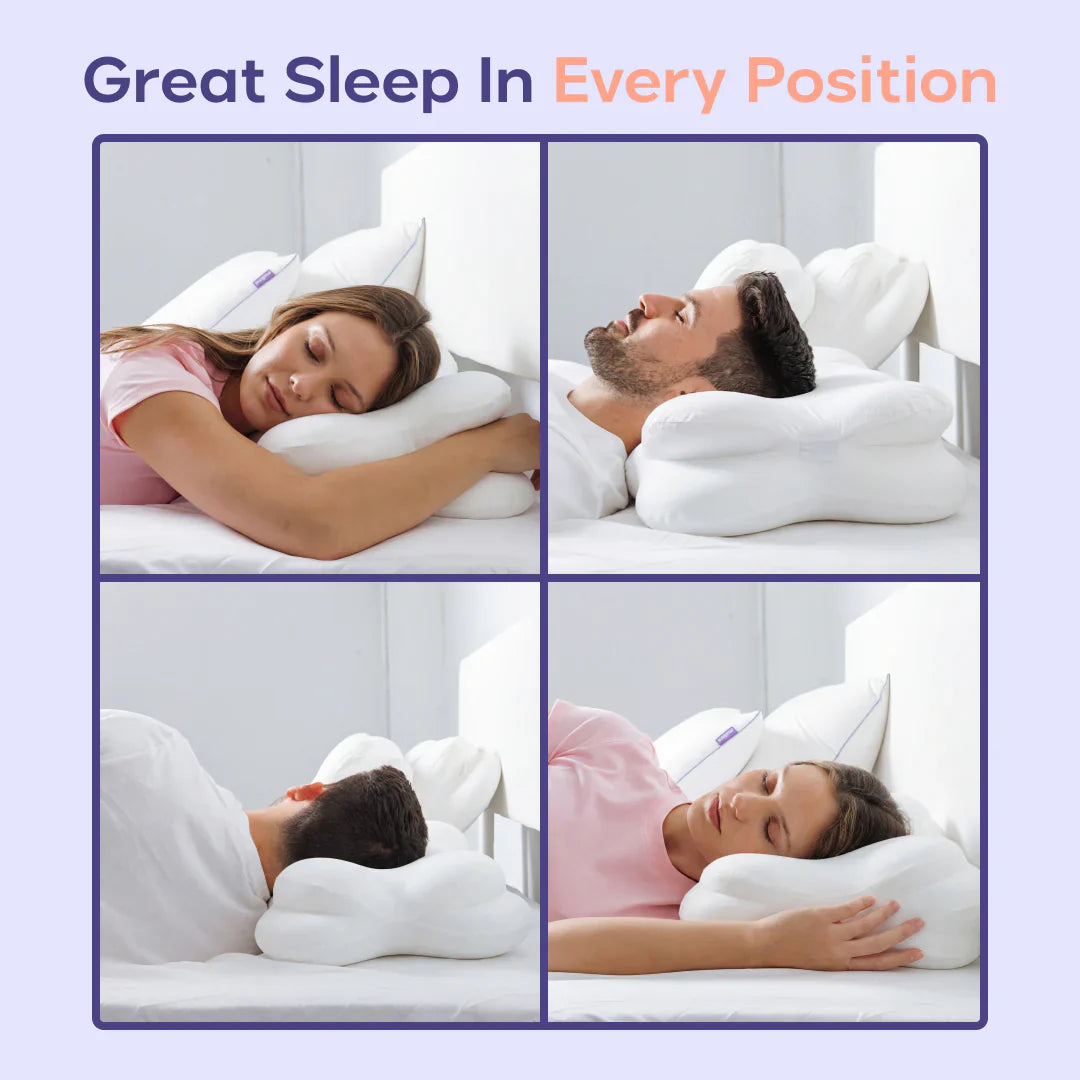 Dual Height Cloud Contour Pillow