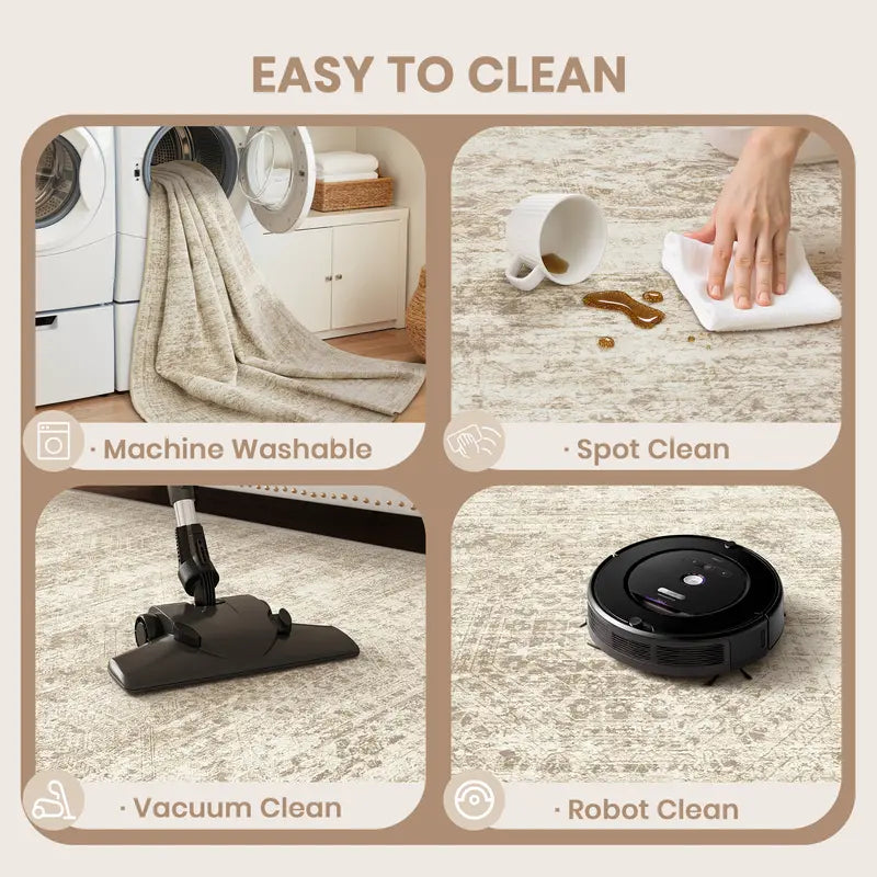 HavenWeave Washable Area Rug
