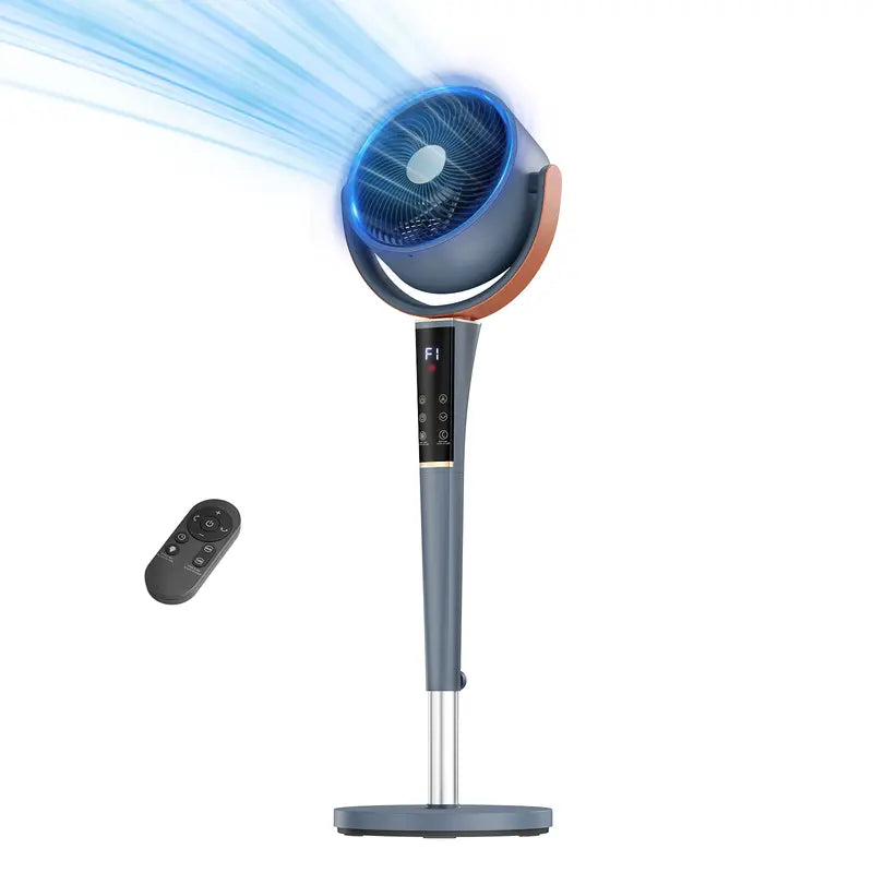 Quiet 15-Speed Room Cooling Pedestal Fan
