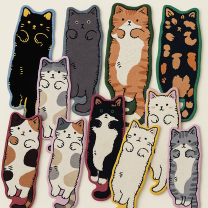 WhiskerWeave Washable Cat Runner Rug