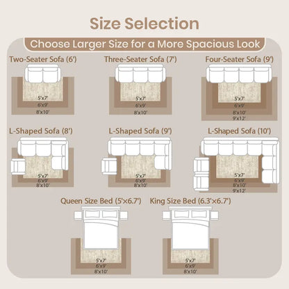 HavenWeave Washable Area Rug