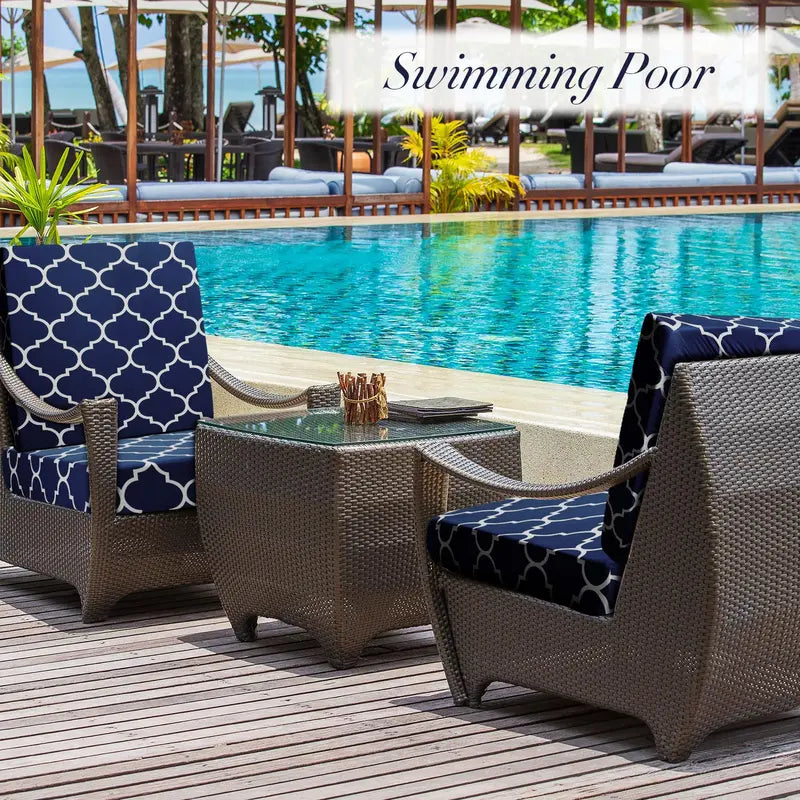 Waterproof Outdoor Patio Cushion Cover Set