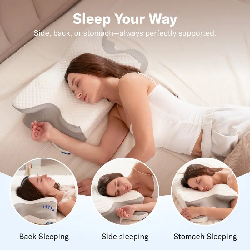 Dual Height Contour Sleep Pillow