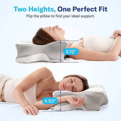 Dual Height Contour Sleep Pillow