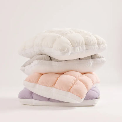 Cooling Puff Grid Comfort Pillow