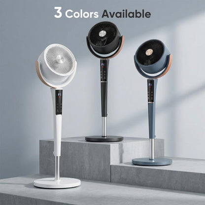 Quiet 15-Speed Room Cooling Pedestal Fan