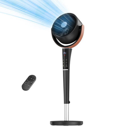 Quiet 15-Speed Room Cooling Pedestal Fan