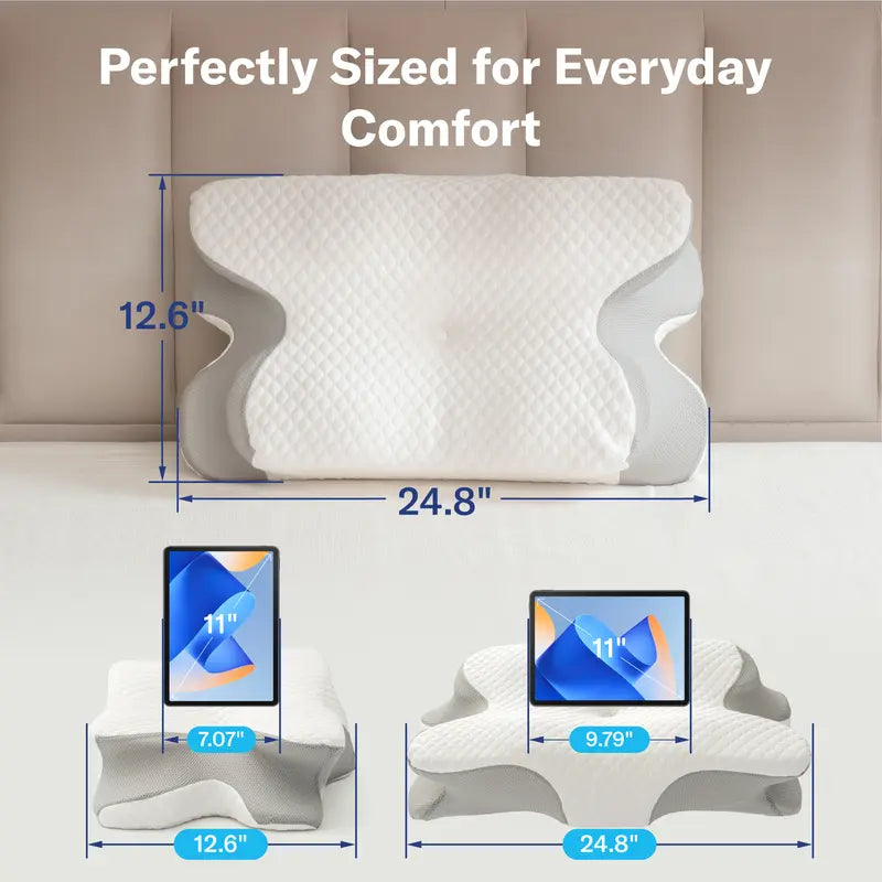 Dual Height Contour Sleep Pillow