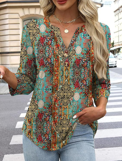 Refined Casual Henley Tops for Women