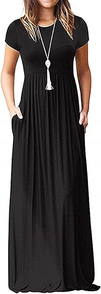 Effortless Summer Flow Maxi Dress With Pockets