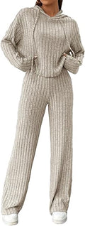 Ultra Soft Ribbed Lounge Set