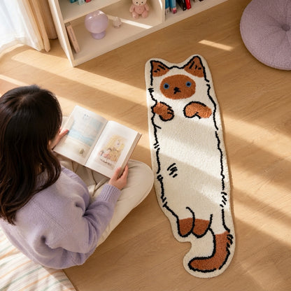 WhiskerWeave Washable Cat Runner Rug