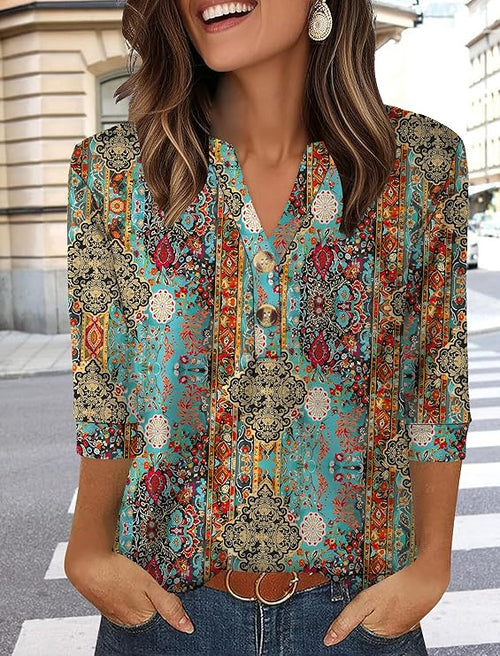 Refined Casual Henley Tops for Women