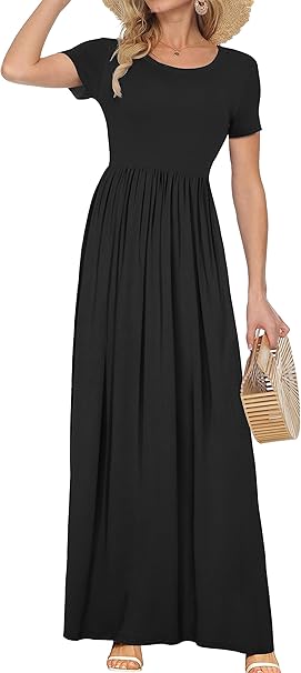 Effortless Summer Flow Maxi Dress With Pockets