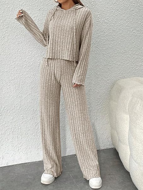 Ultra Soft Ribbed Lounge Set