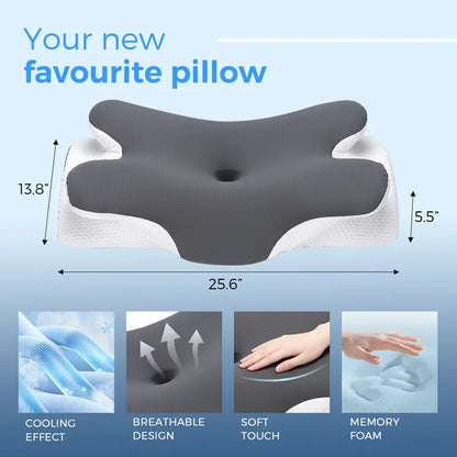Contoured Support For Easier Restful Sleep