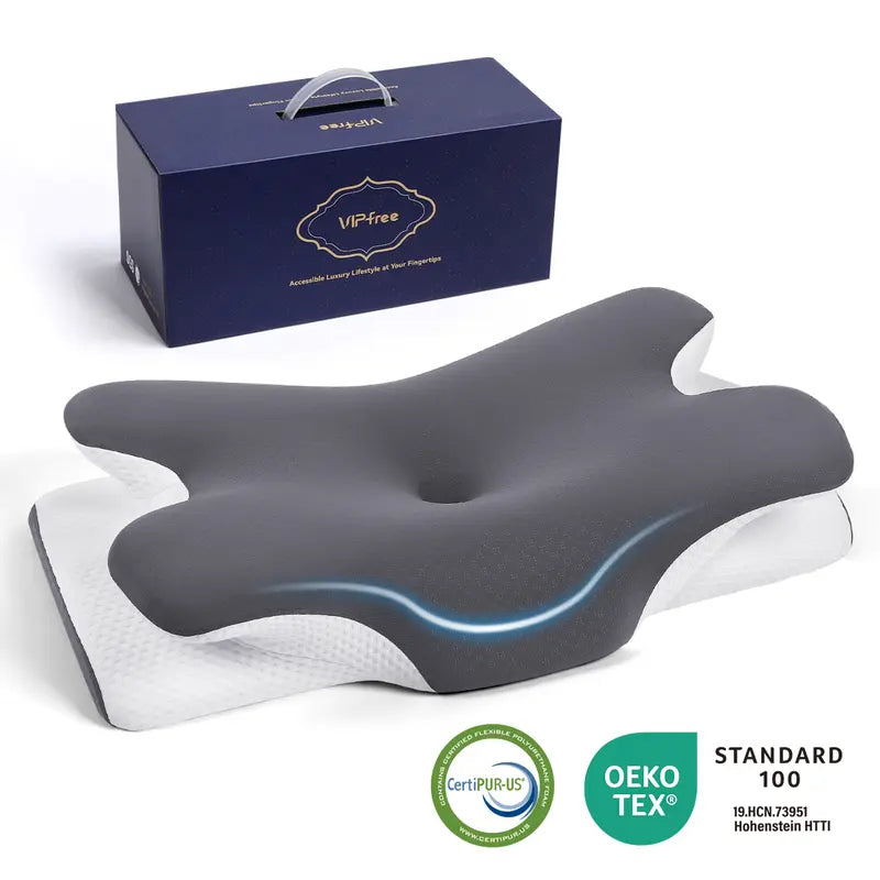 Contoured Support For Easier Restful Sleep
