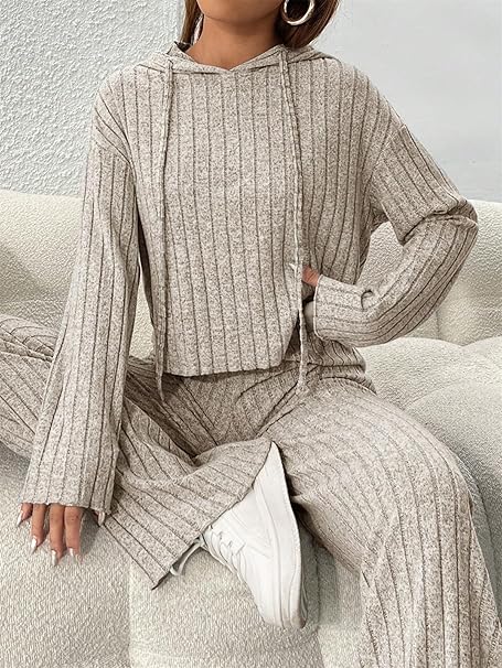 Ultra Soft Ribbed Lounge Set