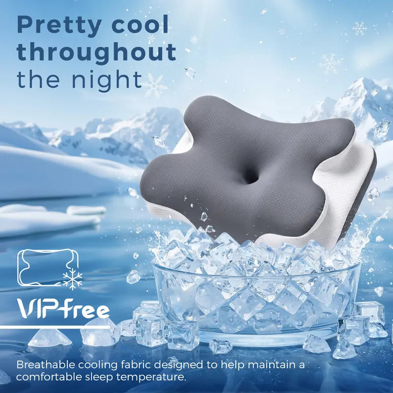 Contoured Support For Easier Restful Sleep