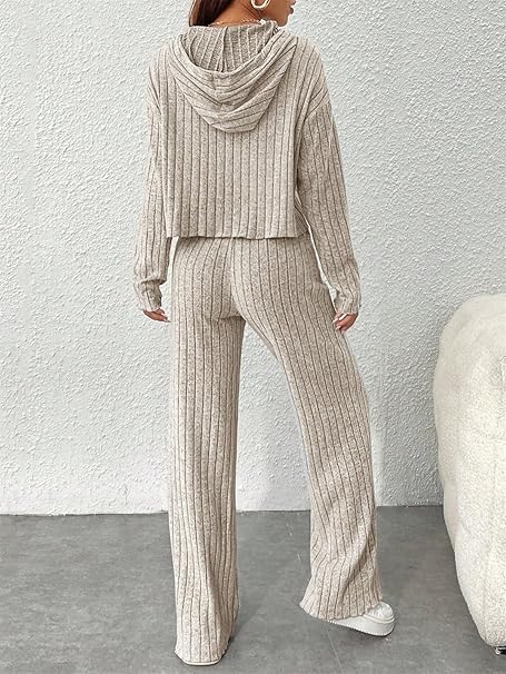 Ultra Soft Ribbed Lounge Set