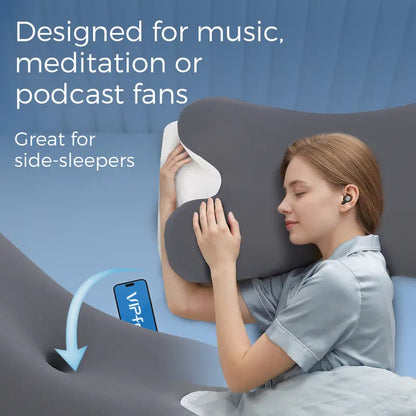Contoured Support For Easier Restful Sleep