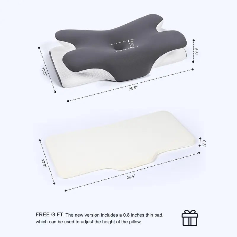 Contoured Support For Easier Restful Sleep