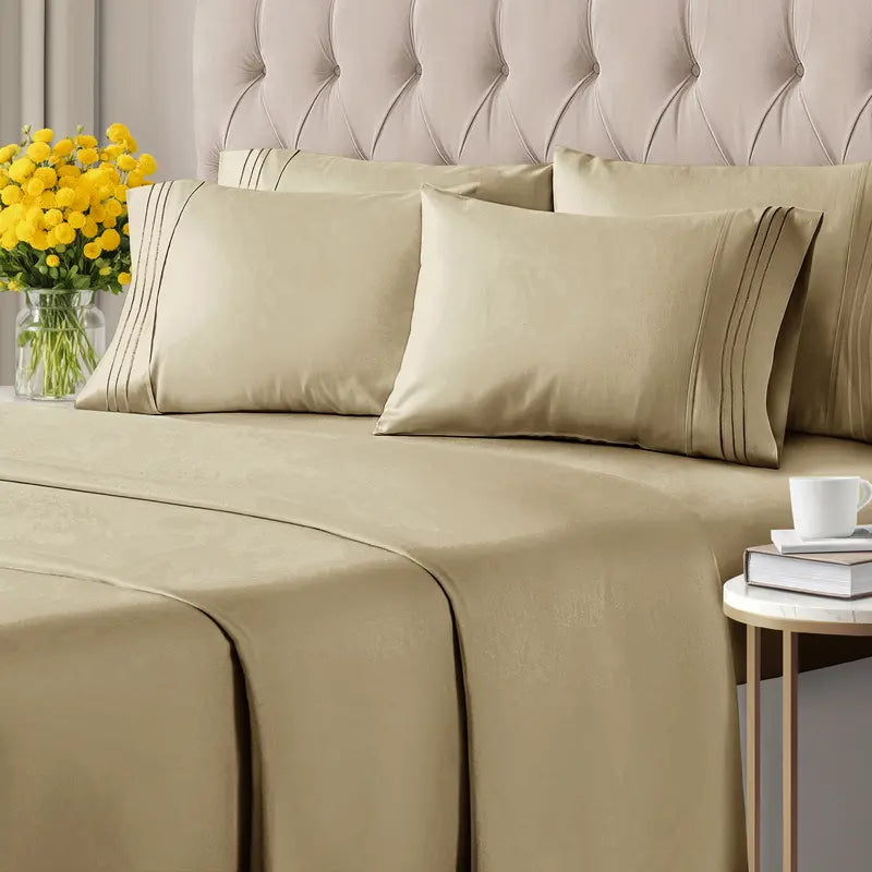 BreezeEase 6-Piece Sheet Set