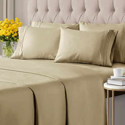 BreezeEase 6-Piece Sheet Set
