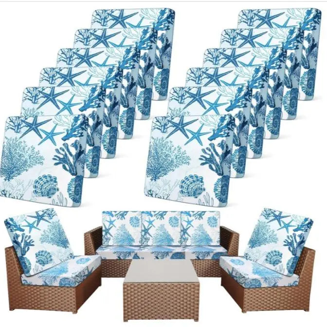 Waterproof Outdoor Patio Cushion Cover Set