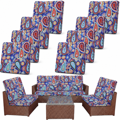 Waterproof Outdoor Patio Cushion Cover Set