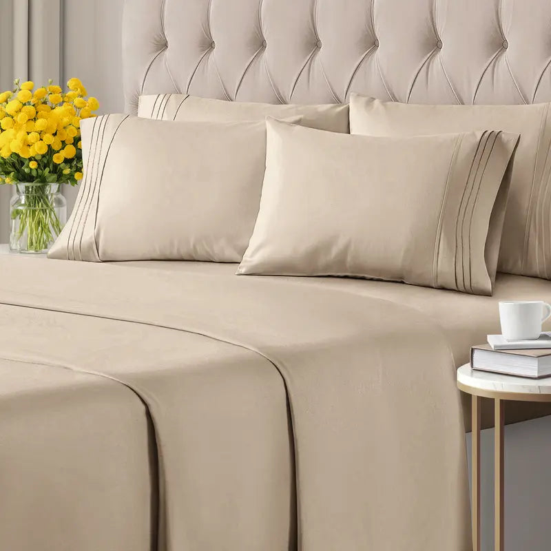 BreezeEase 6-Piece Sheet Set