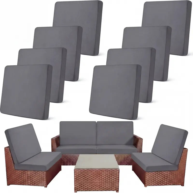 Waterproof Outdoor Patio Cushion Cover Set