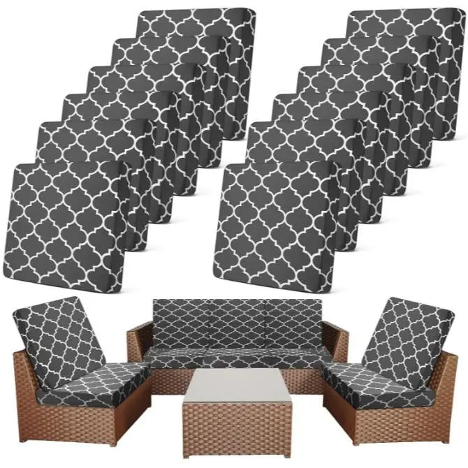 Waterproof Outdoor Patio Cushion Cover Set