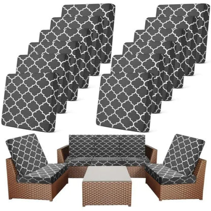Waterproof Outdoor Patio Cushion Cover Set
