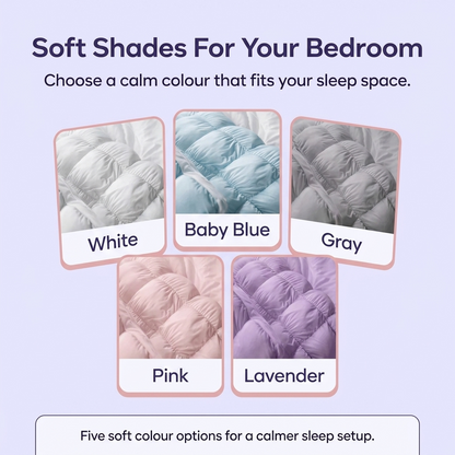 Cooling Puff Grid Comfort Pillow