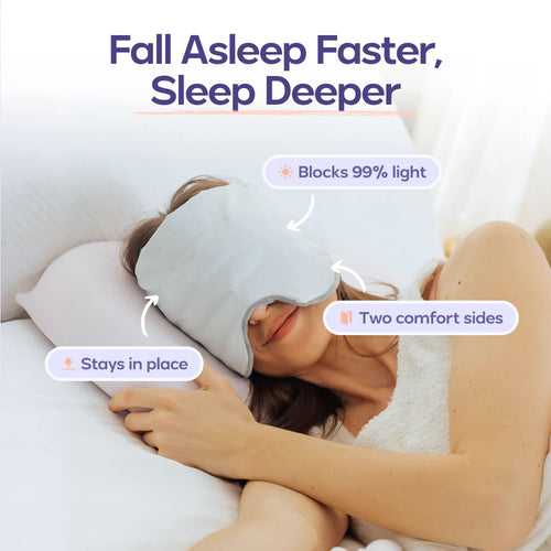 Weighted Fitted Blackout Sleep Mask