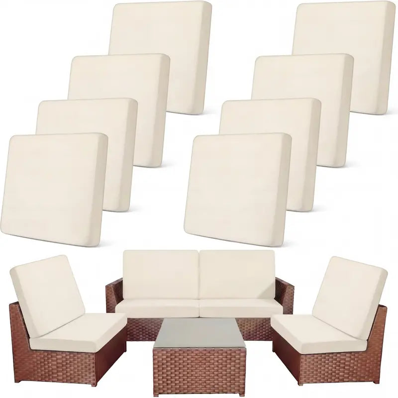 Waterproof Outdoor Patio Cushion Cover Set