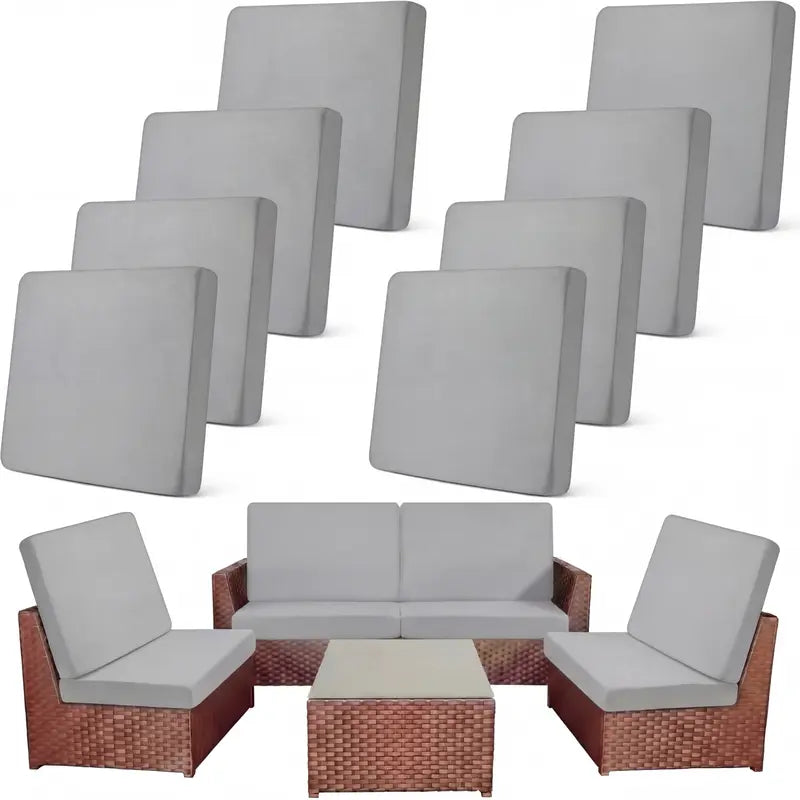 Waterproof Outdoor Patio Cushion Cover Set