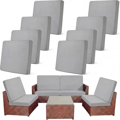 Waterproof Outdoor Patio Cushion Cover Set