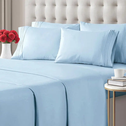 BreezeEase 6-Piece Sheet Set