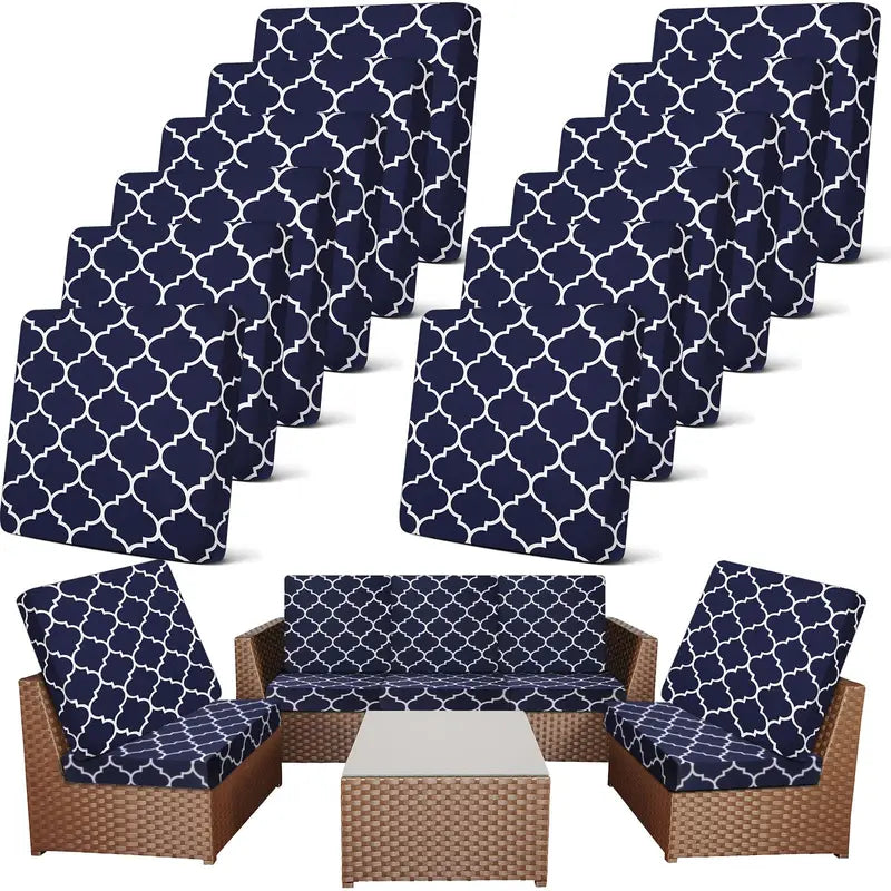 Waterproof Outdoor Patio Cushion Cover Set