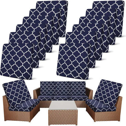 Waterproof Outdoor Patio Cushion Cover Set
