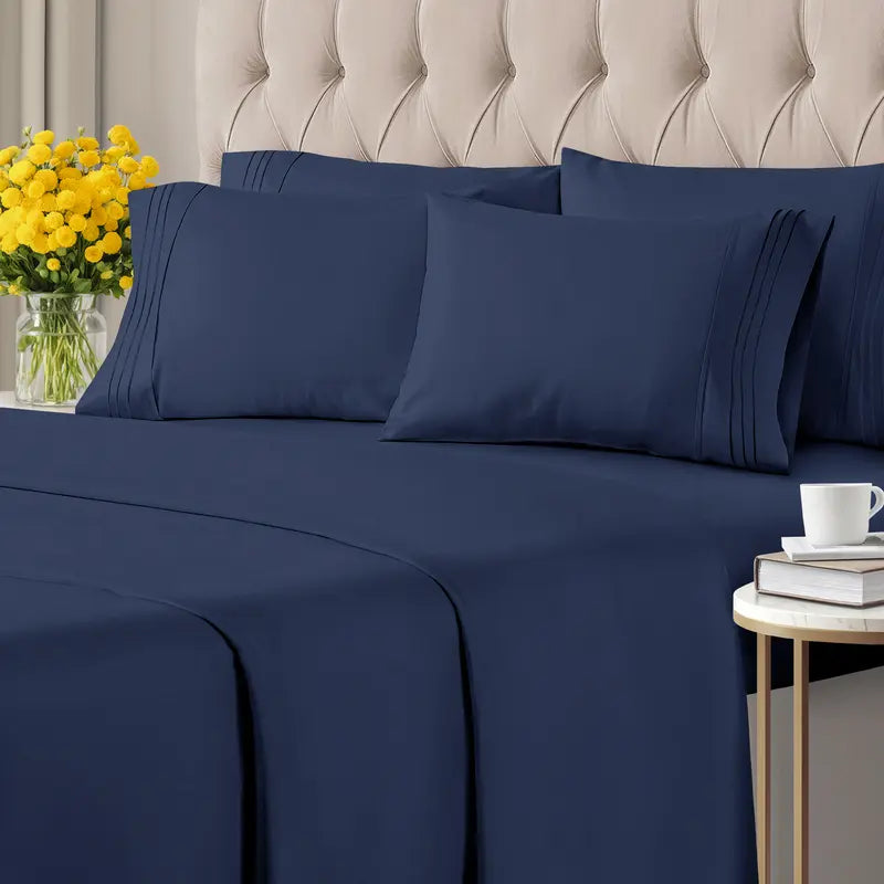 BreezeEase 6-Piece Sheet Set