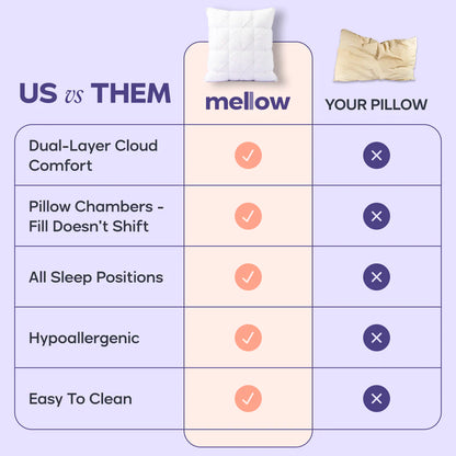 Cloud Loft Dual Layer Sleep Pillow