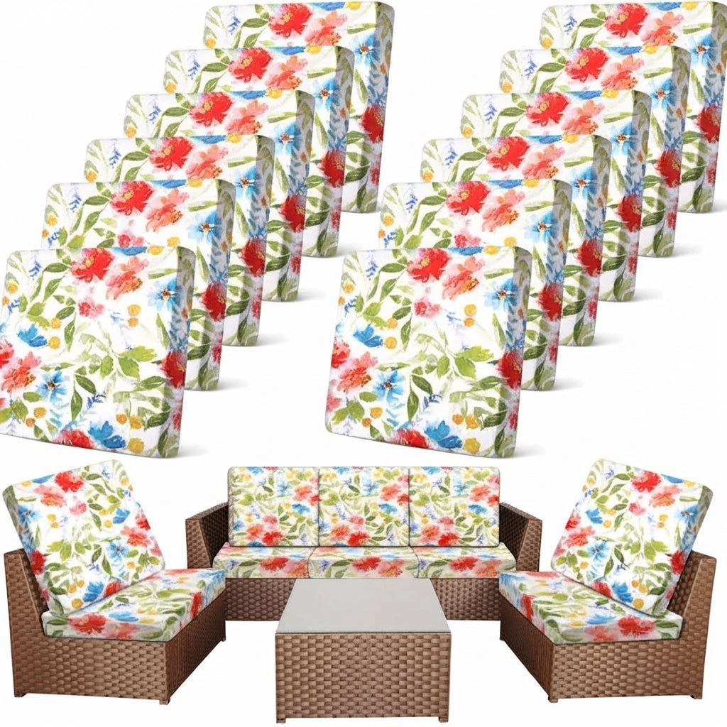 Waterproof Outdoor Patio Cushion Cover Set